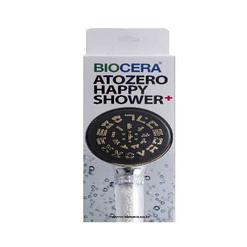Biocera Balls sterilize harmful bacteria in tap water BIOCERA Atozero Happy Showerhead +