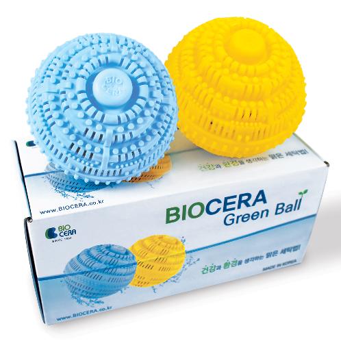 Eco-friendly excellent antibacterial BIOCERA Green Ball water-saving, energy-saving and time-saving